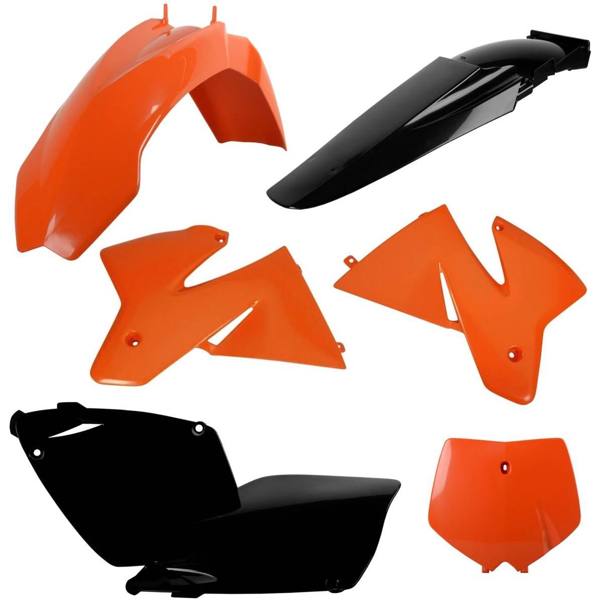 Polisport Komplet Plastików Ktm Sx '00 W Zestawie Tablica Przednia 86603000
