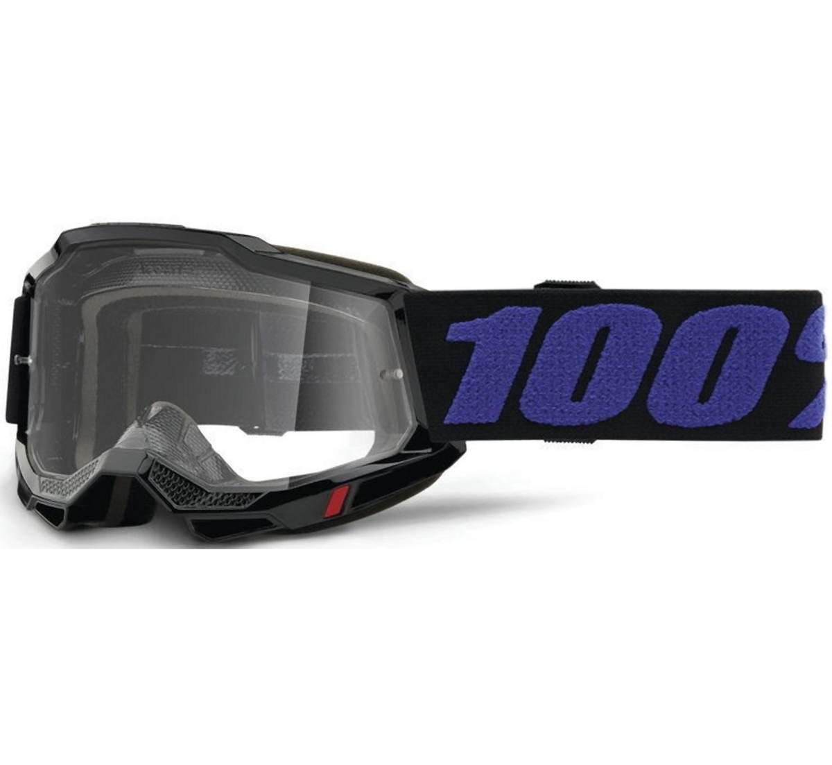 100 Procent Gogle Accuri 2 Youth Junior Moore - Clear Lens - Kolor Czarny/N