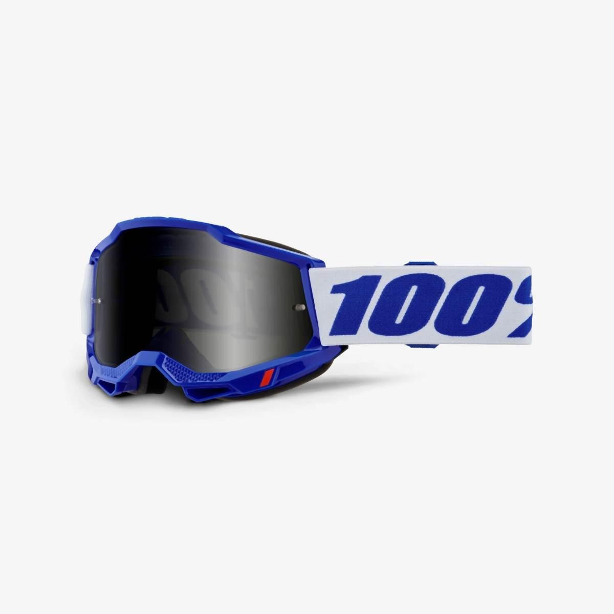 100 Procent Gogle Accuri 2 Enduro Moto Blue - Smoke Lens - Kolor Niebieski/