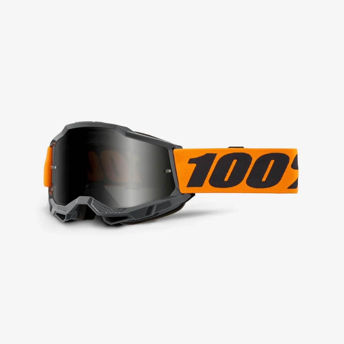 100 Procent Gogle Accuri 2 Sand Orange - Smoke Lens - Kolor Czarny/Pomarańc