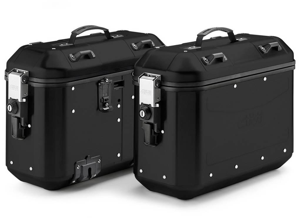 Givi Kufer Boczny Trekker Dolomiti Alu Black Line Para 2X36Lt