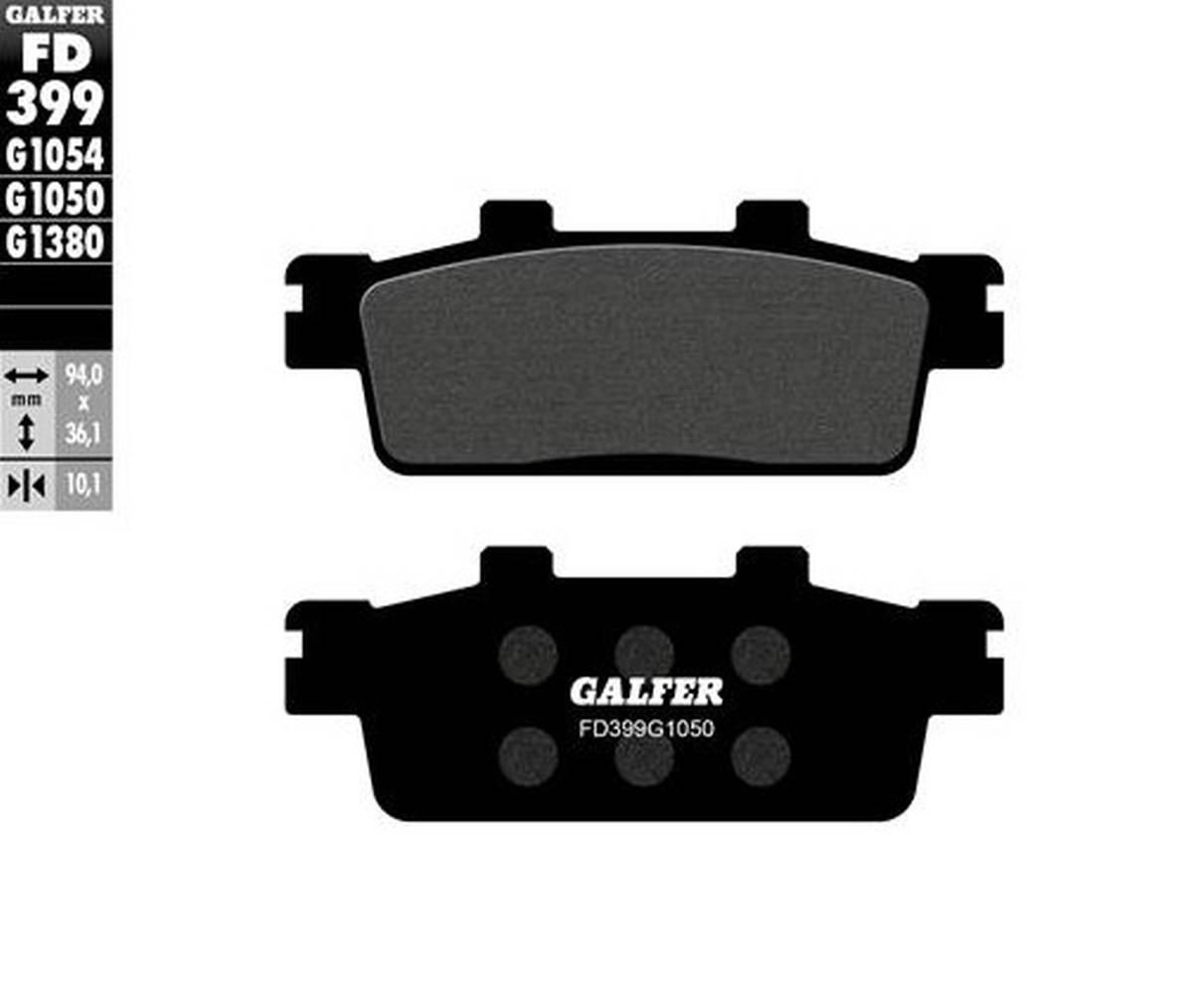 Galfer Klocki Hamulcowe Kh427 Półmetaliczne Scooter