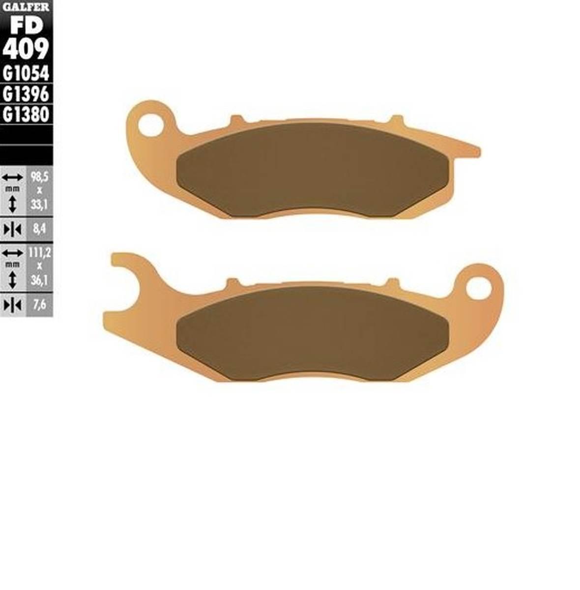 Galfer Klocki Hamulcowe Kh465 Spiek Metaliczny Off Road