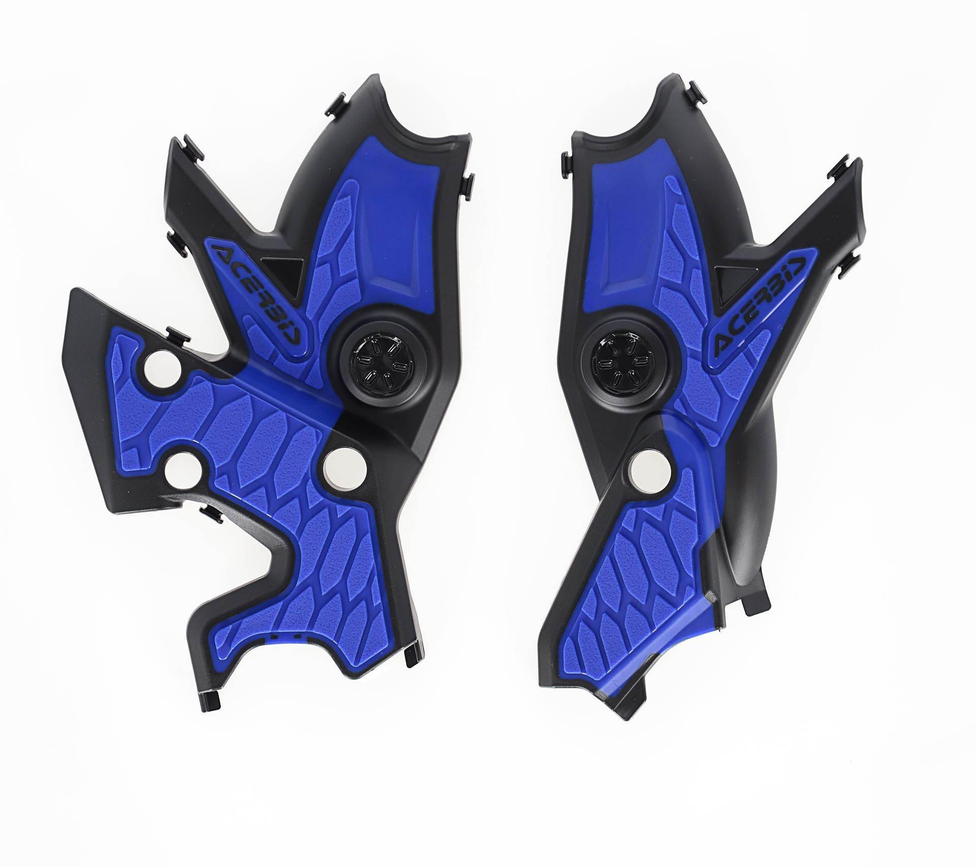 Acerbis Osłony Ramy X-Grip Yamaha Tenerre 700 '19-'24 Kolor Czarny Niebiesk