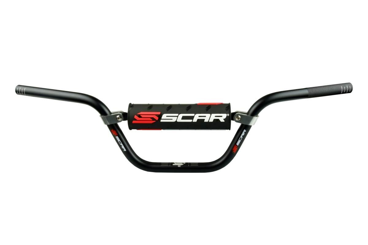 Scar Racing Kierownica Mini Cross I Pit Bike Wysoka 22,2Mm Kolor Czarny