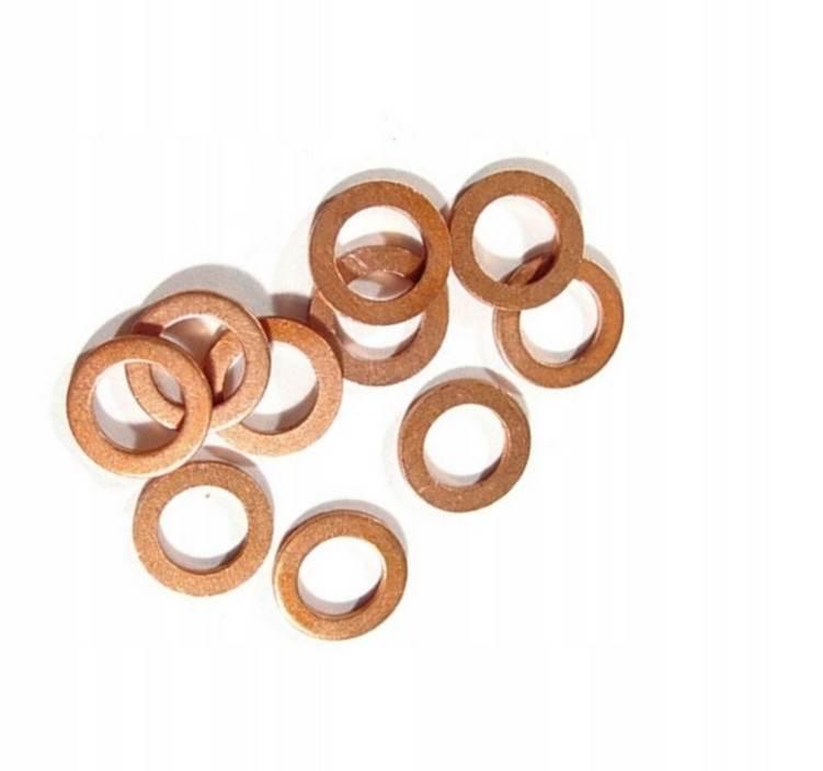 Xradical Artein Gaskets Podkładki Miedziane M6 6X12X1Mm 10Szt Podkładka Mie