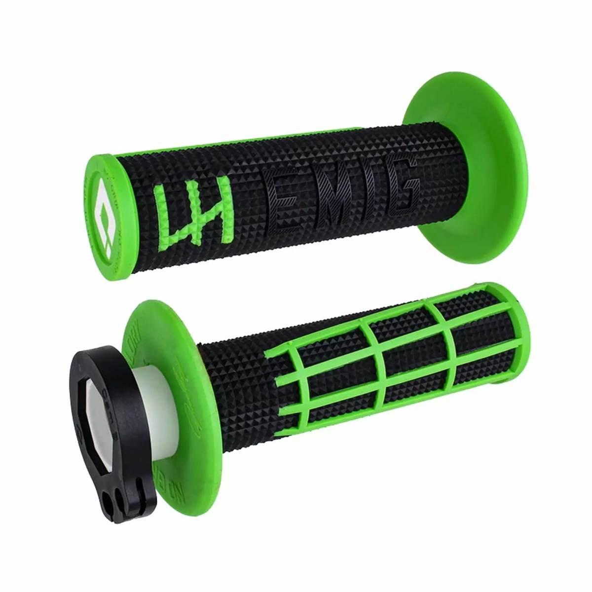 Odi Manetki Off Road Emig 2.0 V2 Lock-On Grip Kolor Czarny Zielony - zdjęcie 2