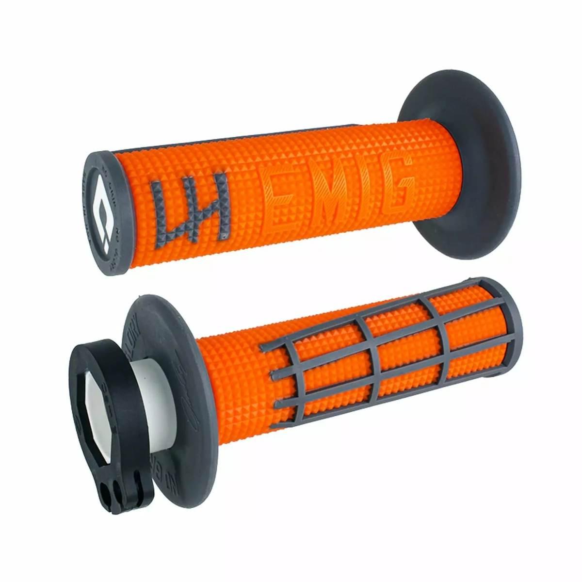 Odi Manetki Off Road Emig 2.0 V2 Lock-On Grip Kolor Pomarańczowy Grafit - zdjęcie 2
