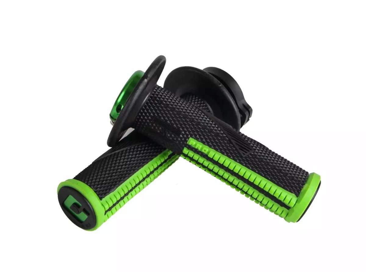 Odi Manetki Off Road Emig Pro V2 Lock-On Grip Kolor Czarny Zielony - zdjęcie 2