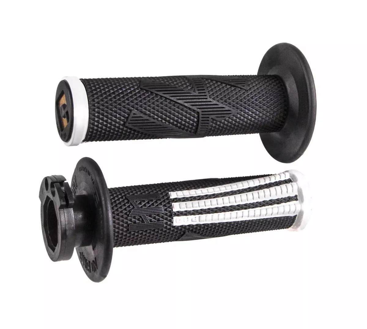Odi Manetki Off Road Emig Pro V2 Lock-On Grip Kolor Czarny Biały - zdjęcie 2