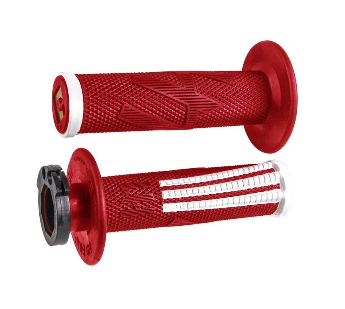 Odi Manetki Off Road Emig Pro V2 Lock-On Grip Kolor Czerwony Biały