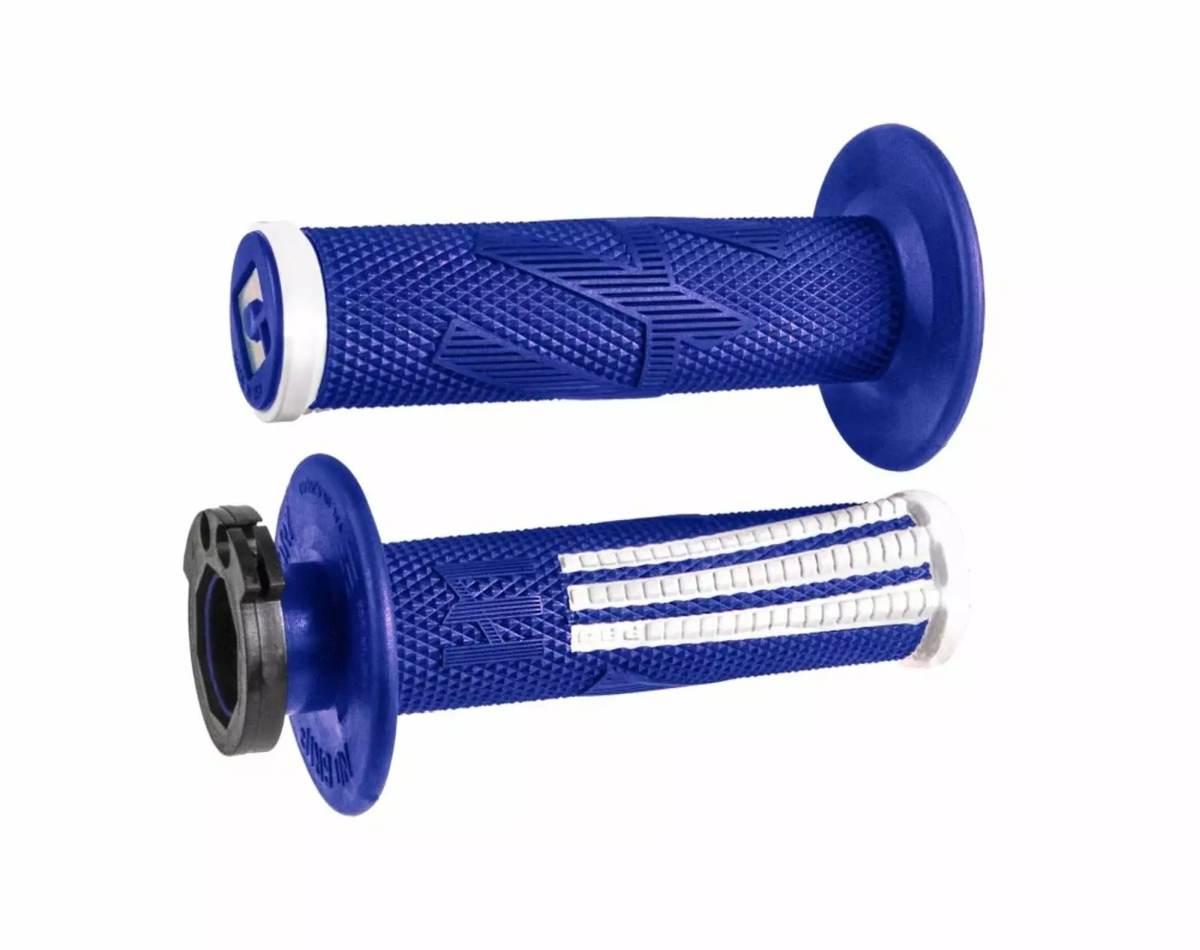 Odi Manetki Off Road Emig Pro V2 Lock-On Grip Kolor Niebieski Biały - zdjęcie 2