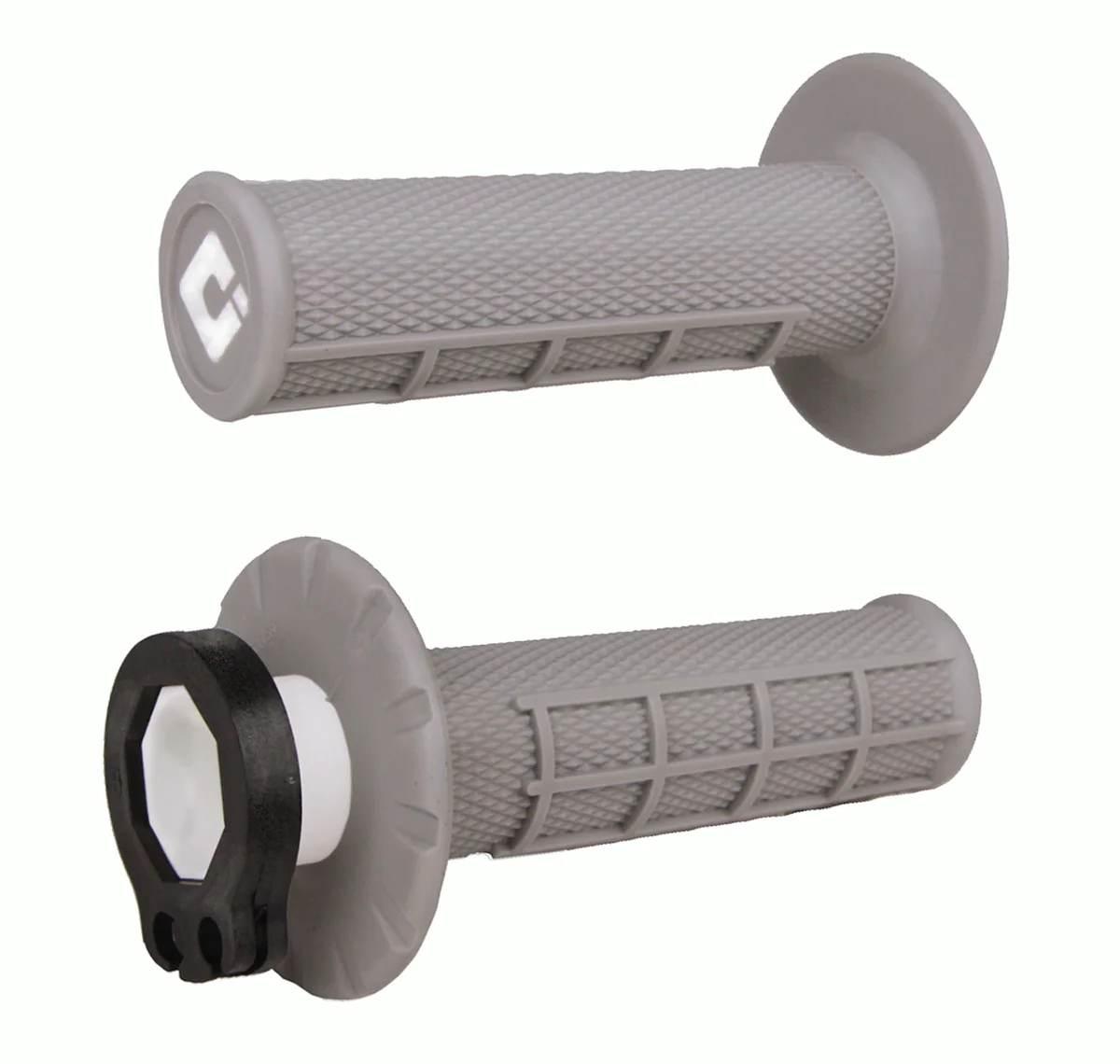 Odi Manetki Off Road Half Waffle Mx V2 Lock-On Grip Kolor Szary