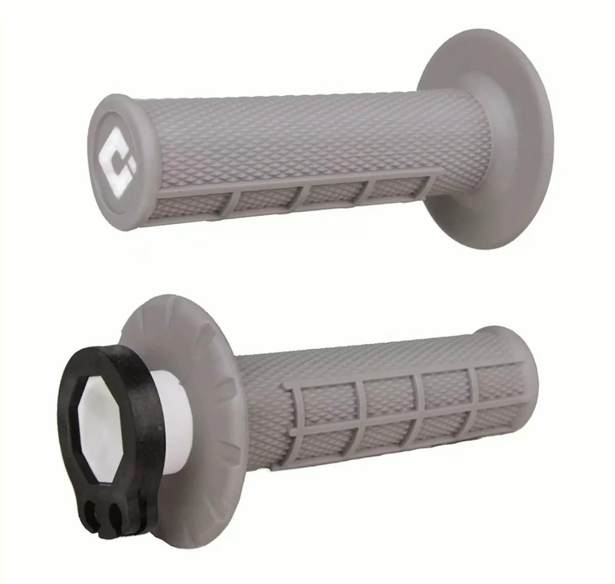 Odi Manetki Off Road Half Waffle Mx V2 Lock-On Grip Kolor Szary - zdjęcie 2
