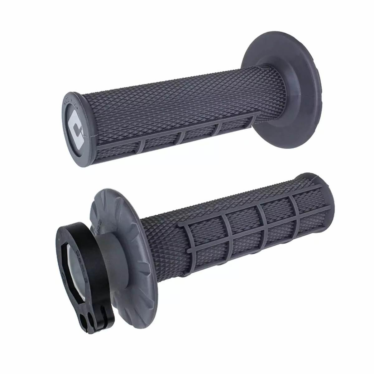 Odi Manetki Off Road Half Waffle Mx V2 Lock-On Grip Kolor Grafitowy - zdjęcie 2