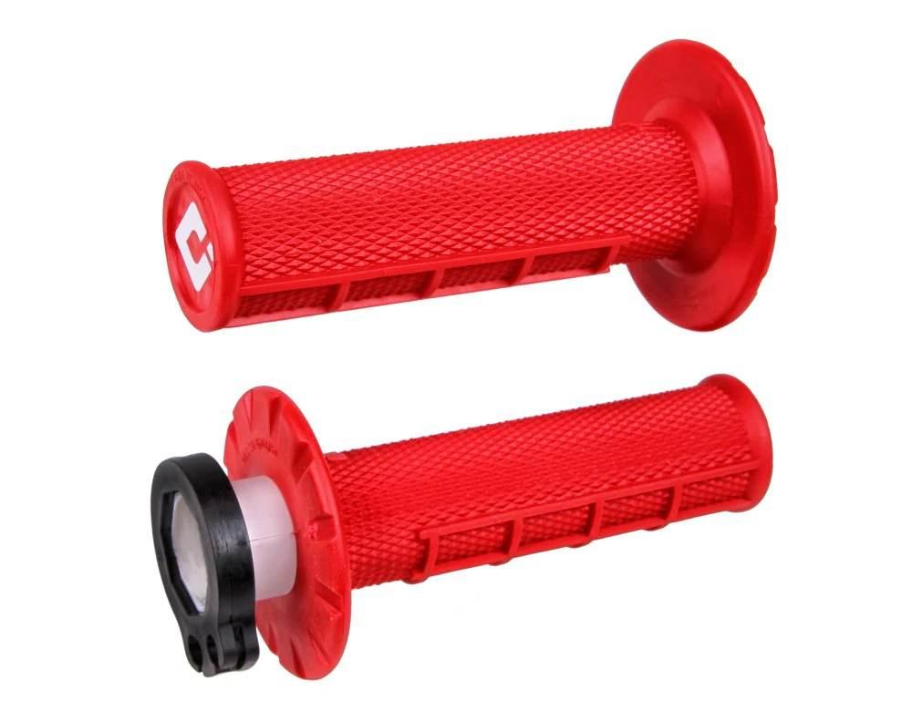 Odi Manetki Off Road Half Waffle Mx V2 Lock-On Grip Kolor Czerwony