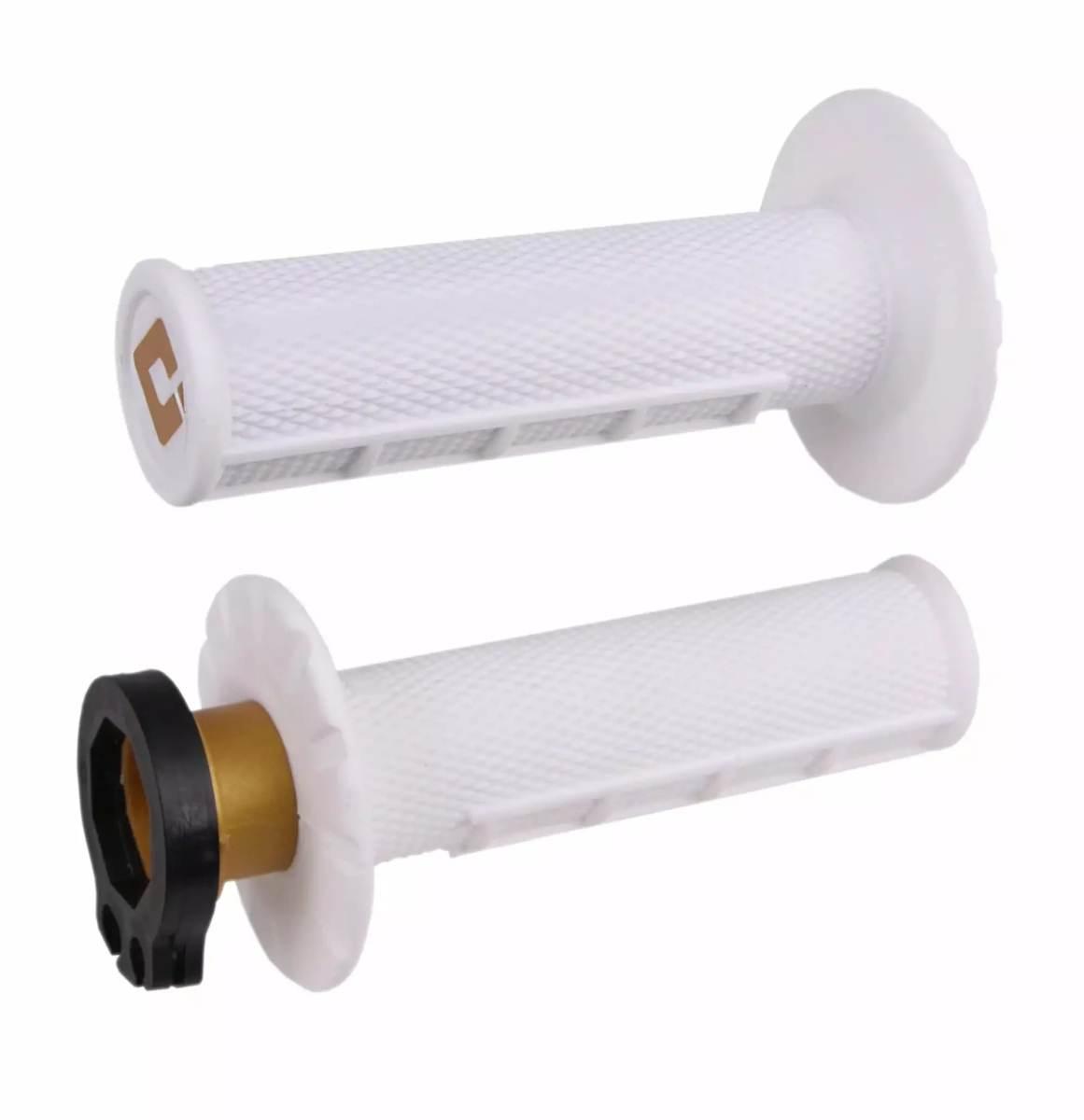 Odi Manetki Off Road Half Waffle Mx V2 Lock-On Grip Kolor Biały - zdjęcie 2