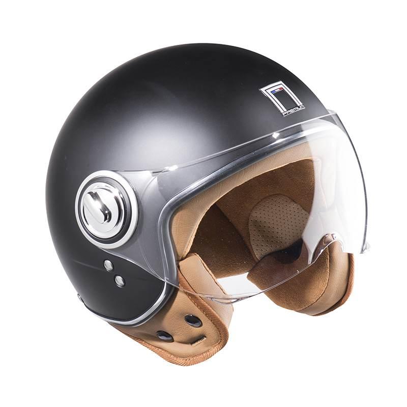 Nox Premium Kask Otwarty Jet Idol Solid Kolor Czarny Mat Rozmiar M