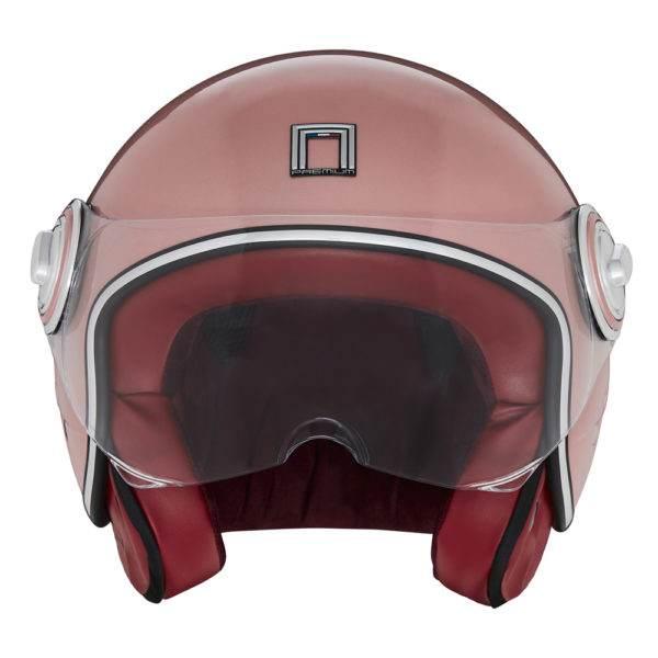 Nox Premium Kask Otwarty Jet Idol Solid Kolor Różowy/Złoty Rozmiar Xs - zdjęcie 2