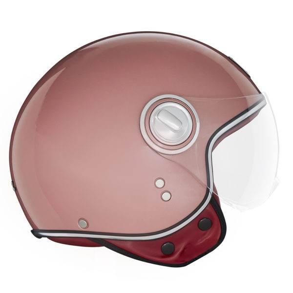 Nox Premium Kask Otwarty Jet Idol Solid Kolor Różowy/Złoty Rozmiar Xs - zdjęcie 3