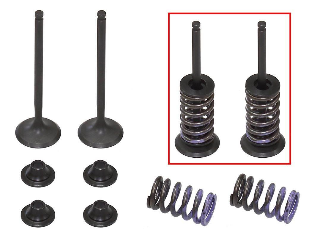 Psychic Zawory Wydechowe Komplet 2 Szt. Zaworów Ze Sprężynami I Podkładkami