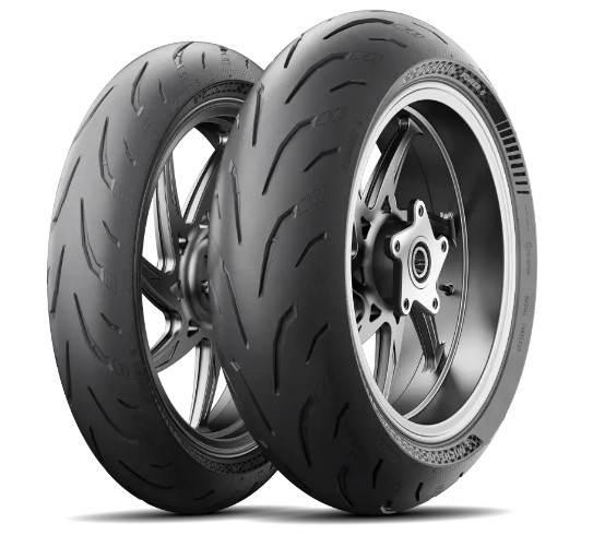 Michelin Komplet Opon Cai988009/25 120/70Zr17 Power 6 58W M/C Tl Przód Dot