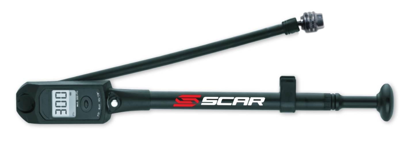 Scar Racing Pompka Do Zawieszeń Z Wyświetlaczem Elektronicznym Kolor Czarny