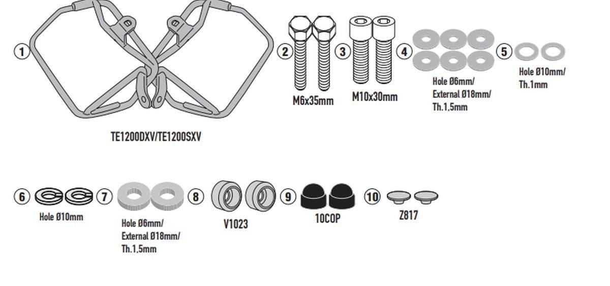 Kappa Stelaż Pod Torby Sakwy Boczne Honda Cb 750 Hornet '23-'25 - Również P
