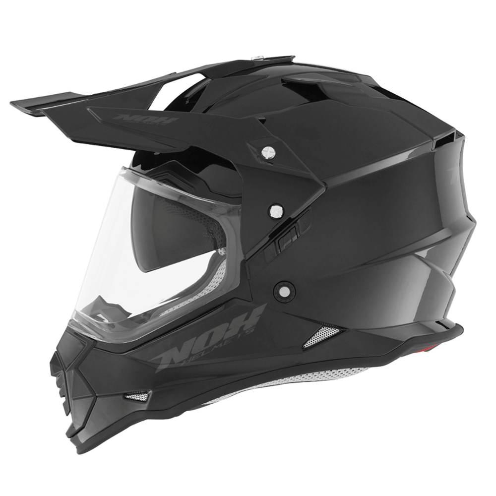 Nox Kask Offroad Trail Duosport Dual N312 Solid Z Szybką I Blendą Kolor Cza