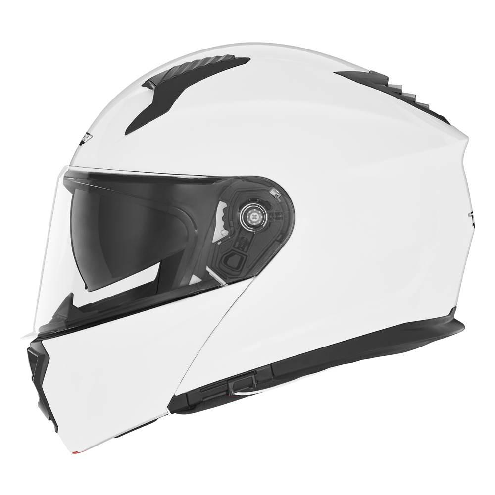 Nox Kask Szczękowy Flip-Up Z Blendą N968 Kolor Biały Połysk Rozmiar M - zdjęcie 3