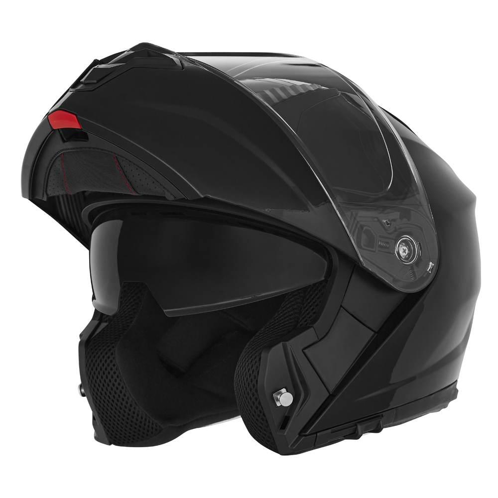 Nox Kask Szczękowy Flip-Up Z Blendą N968 Kolor Czarny Połysk Rozmiar L