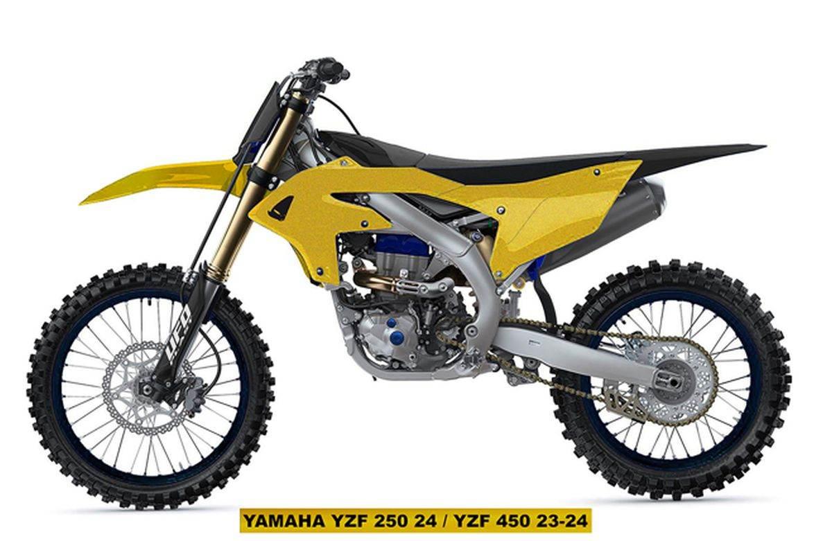 Ufo Komplet Plastików Full Kit Z Osłonami Teleskopów Amortyzatorów Yamaha Y