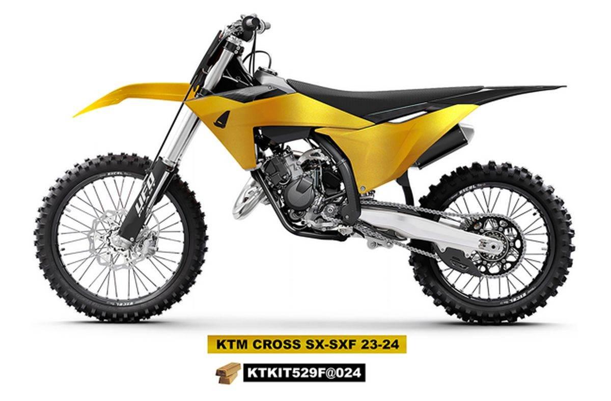 Ufo Komplet Plastików Full Kit Z Osłonami Teleskopów Amortyzatorów Ktm Sx 1