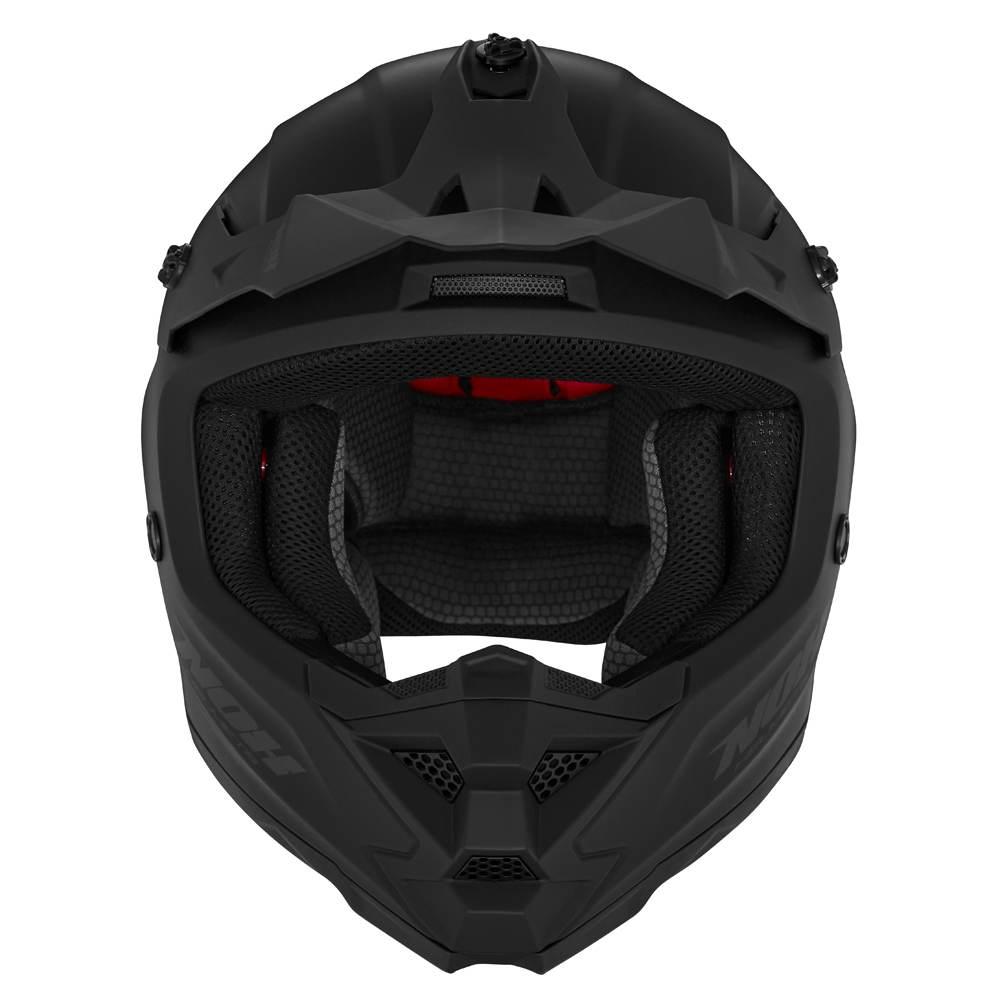 Nox Kask Cross Offroad N761 Solid Kid Junior Dziecięcy Kolor Czarny Mat Roz - zdjęcie 2