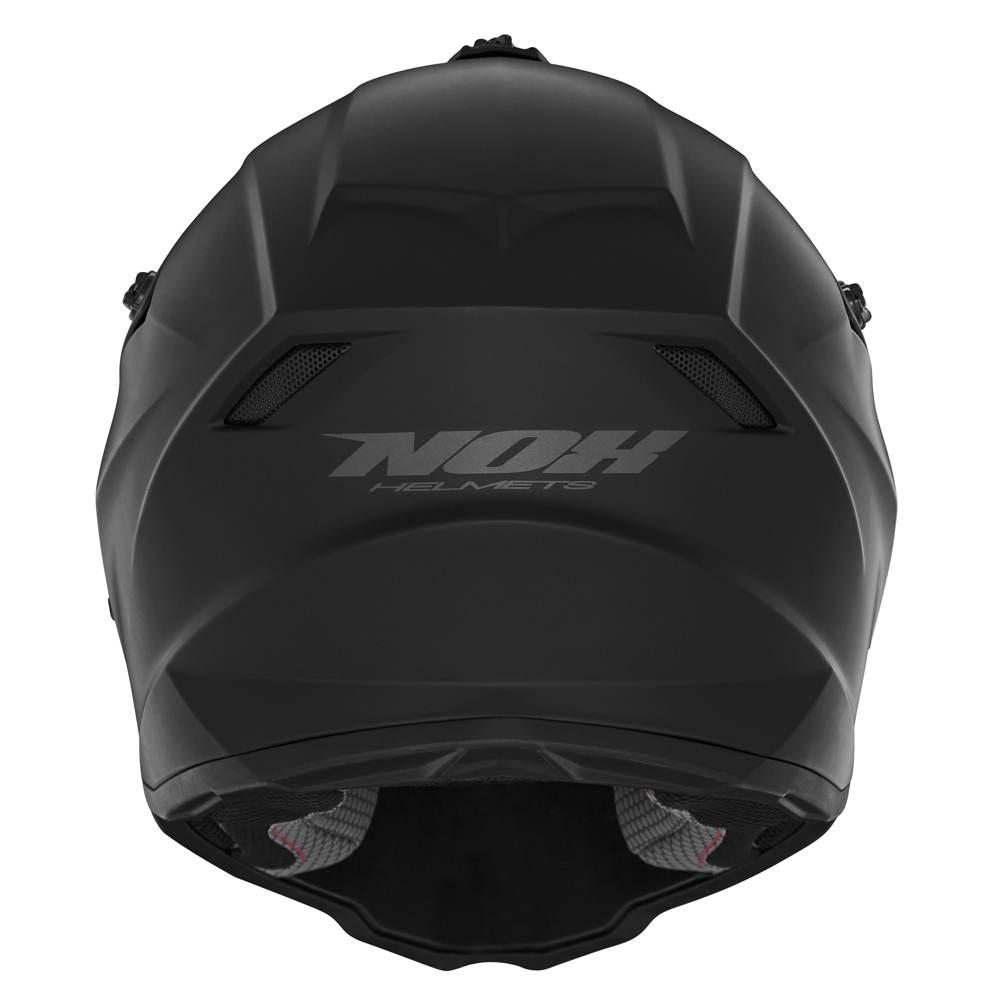 Nox Kask Cross Offroad N761 Solid Kid Junior Dziecięcy Kolor Czarny Mat Roz - zdjęcie 3