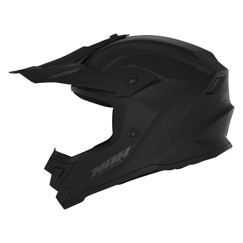 Nox Kask Cross Offroad N761 Solid Kid Junior Dziecięcy Kolor Czarny Mat Roz