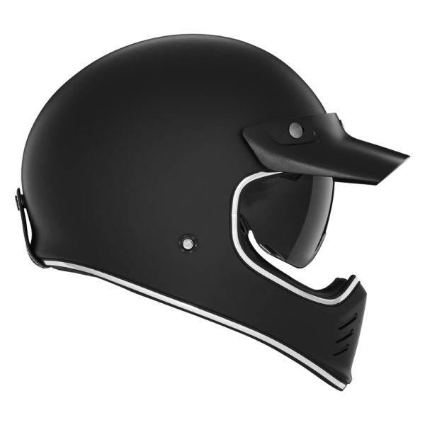 Nox Premium Kask Integralny Full Face Seventy Ii Solid Kolor Czarny Mat Roz