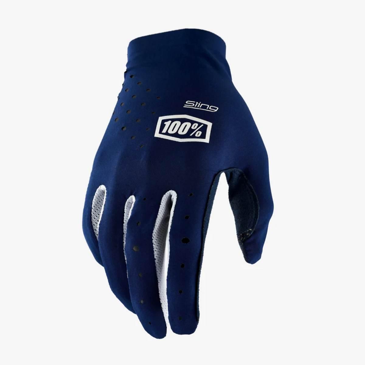 100 Procent Rękawice Cross/Enduro Sling Mx Navy Kolor Granatowy Rozmiar M