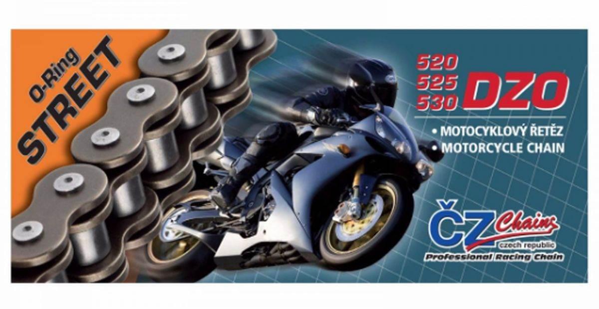 Cz Łańcuch Napędowy 525 Dzo 106 Ogniw O-Ring Bronze Do 900 Ccm Street 40,0