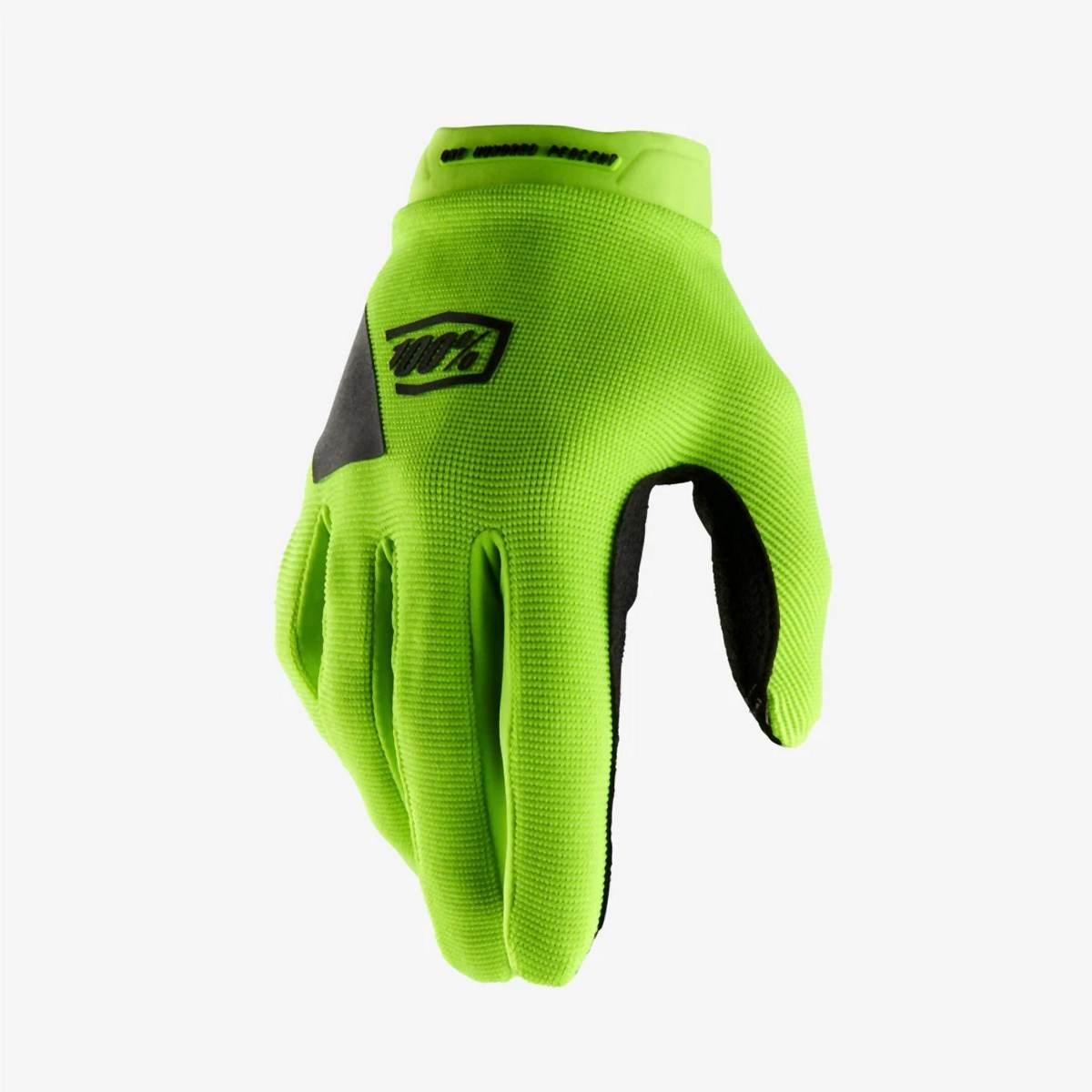 100 Procent Rękawice Cross/Enduro Ridecamp Gloves Fluo Yellow Kolor Żółty F