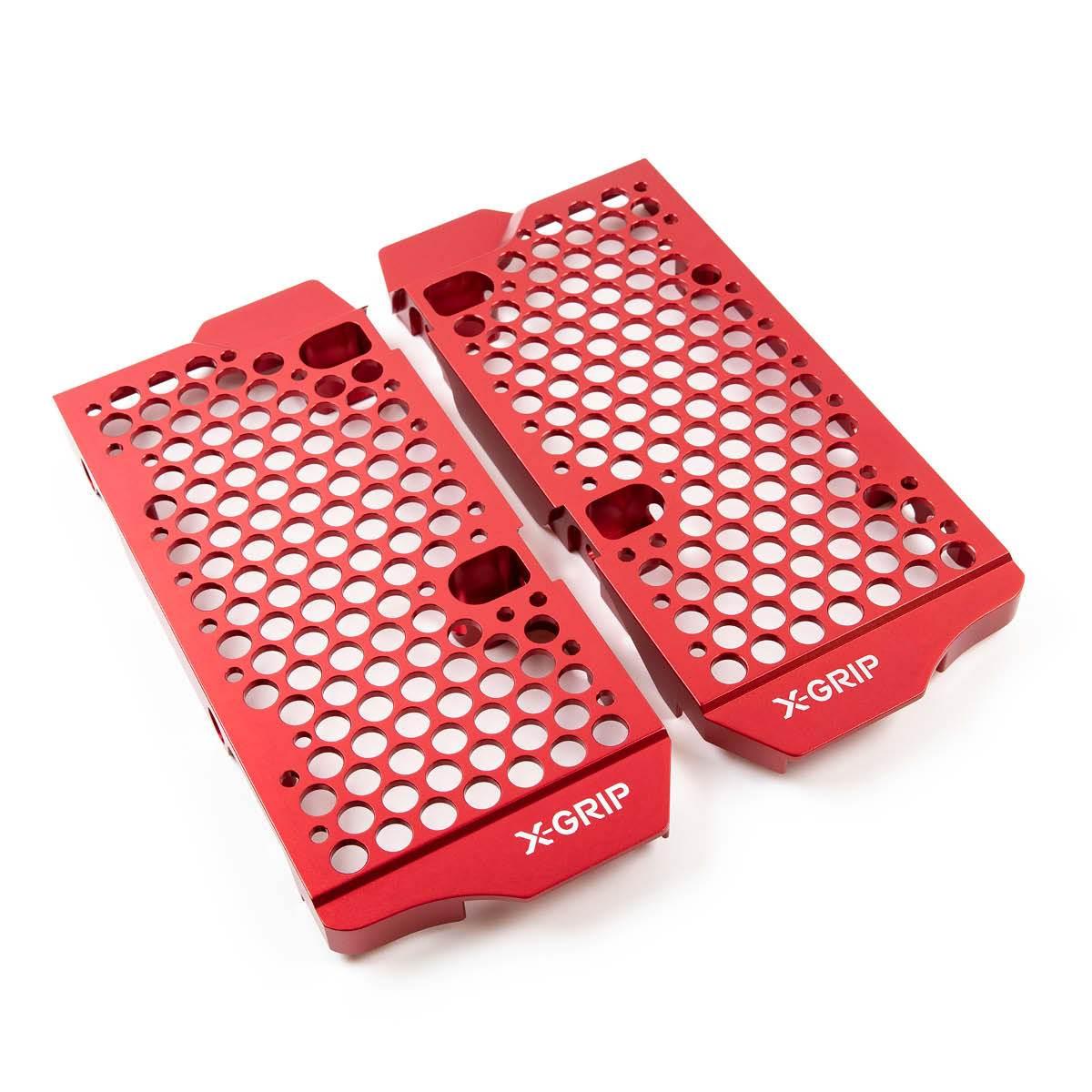 X-Grip Osłony Chłodnicy Komplet Beta Rr 125/480 '20-'23 Kolor Czerwony Patr