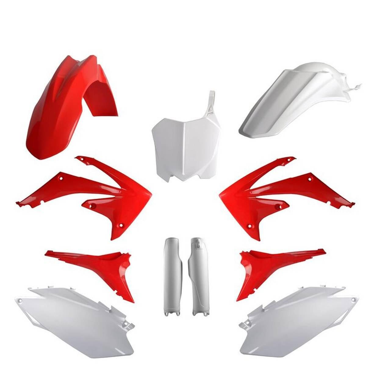 Polisport Komplet Plastików Full Kit Honda Crf 250R '11-'13; Crf 450R '11-'