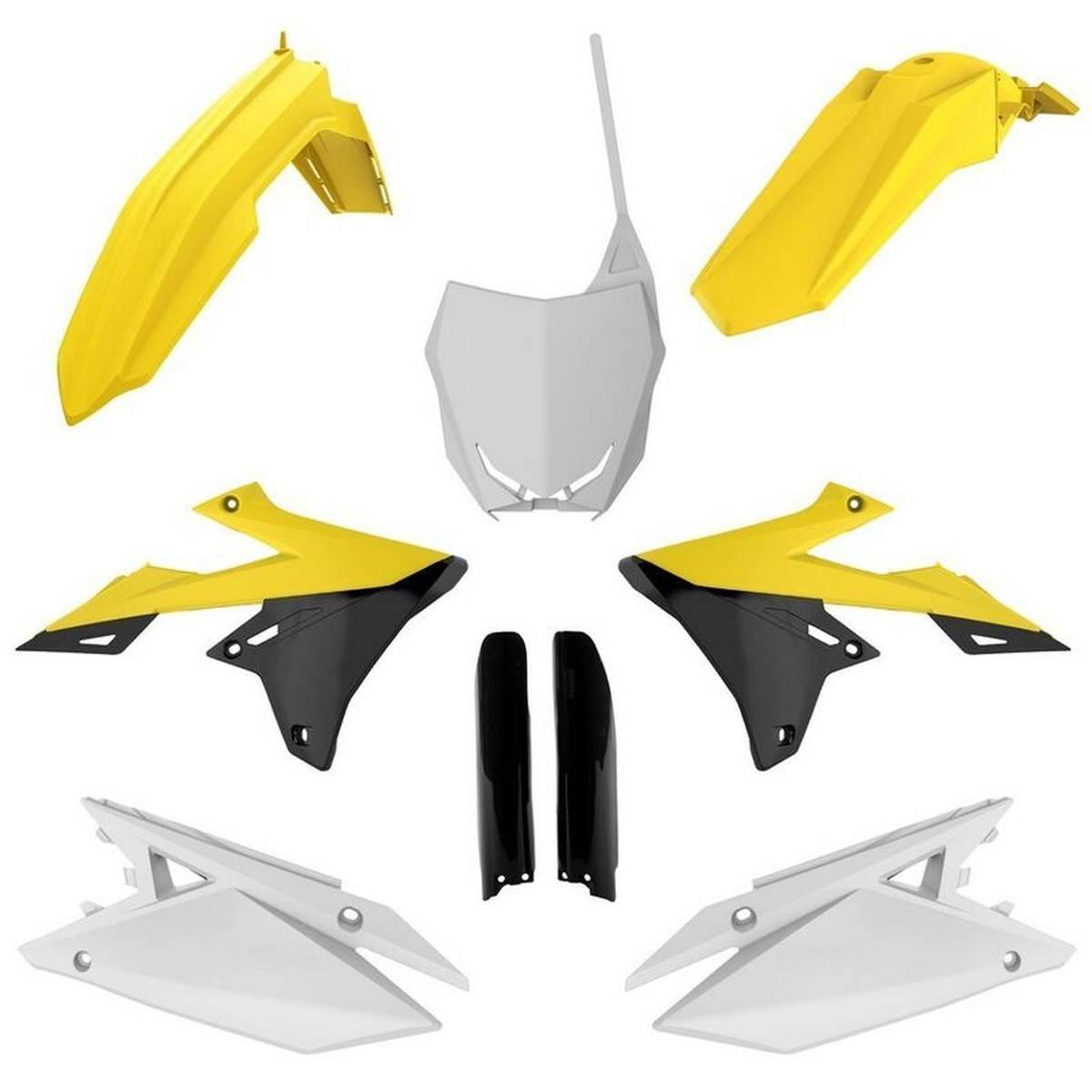 Polisport Komplet Plastików Full Kit Suzuki Rmz 250 '19-'24; Rmz 450 '18-'2