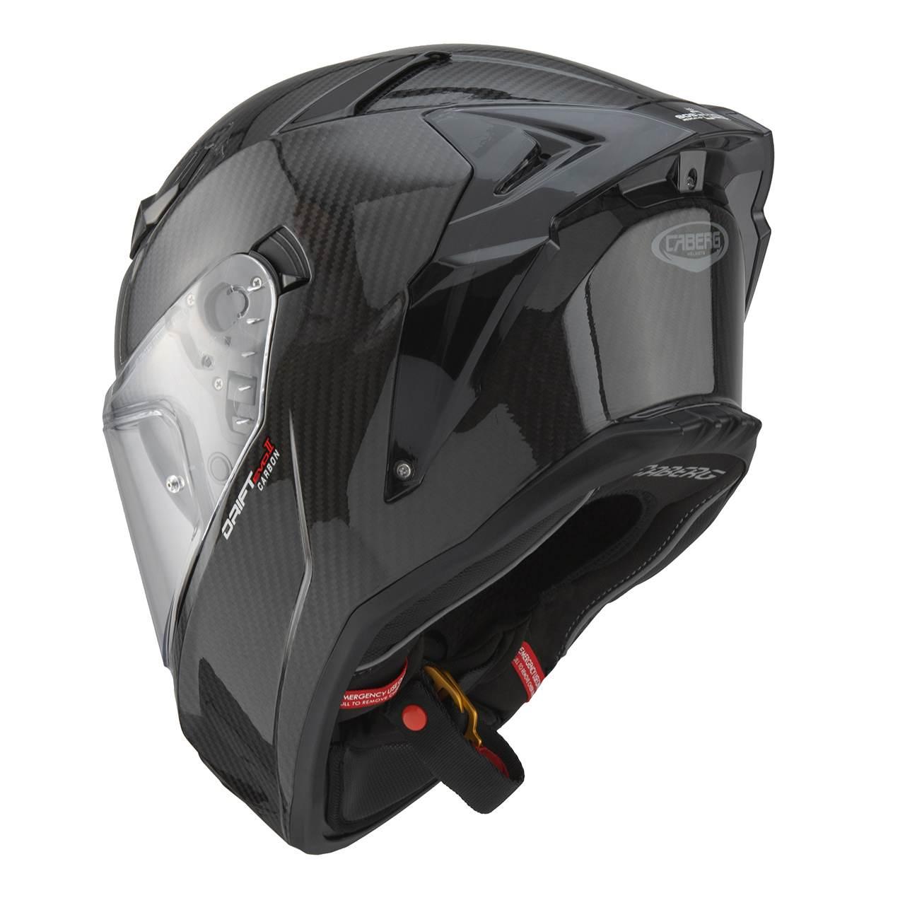 Caberg Kask Integralny Z Blendą Model Drift Evo Ii Pinlock Carbon Kolor Kar - zdjęcie 4