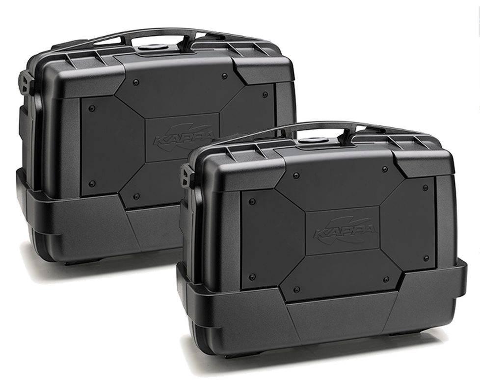 Kappa Kufry Boczne 33L Monokey Kgr33N Garda Black Line Lite Para = 2Szt + D