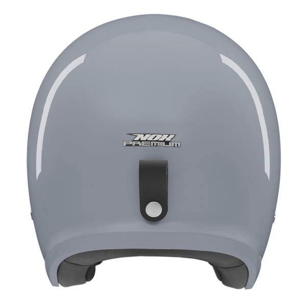 Nox Premium Kask Otwarty Jet Next Solid Kolor Szary Połysk Rozmiar M Ciemna - zdjęcie 3