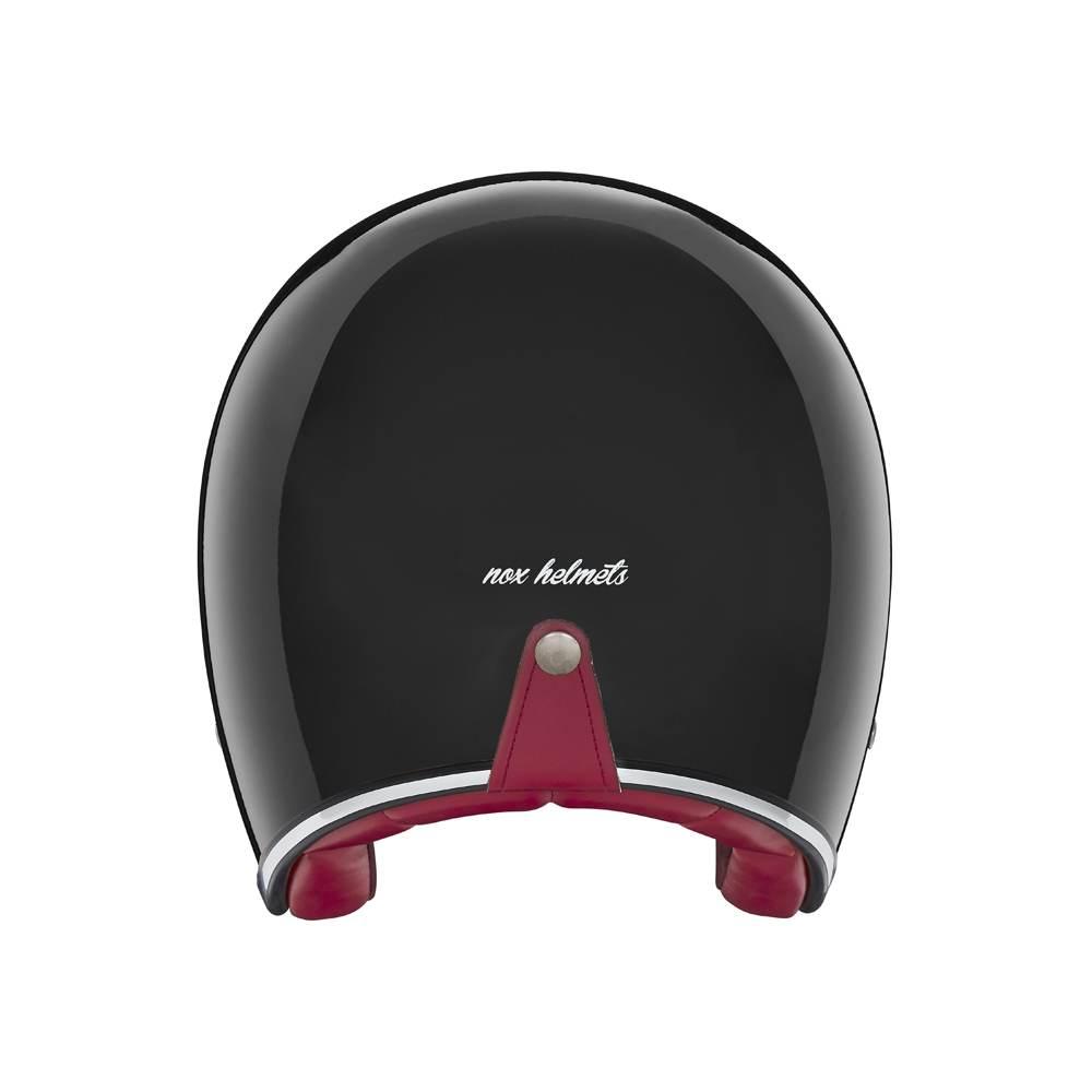 Nox Kask Otwarty Jet N243 Solid Kolor Czarny Połysk Rozmiar Xl - zdjęcie 3
