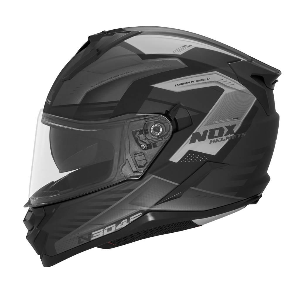 Nox Kask Integralny Full Face Z Blendą N304S Carver Kolor Czarny/Tytanowy M