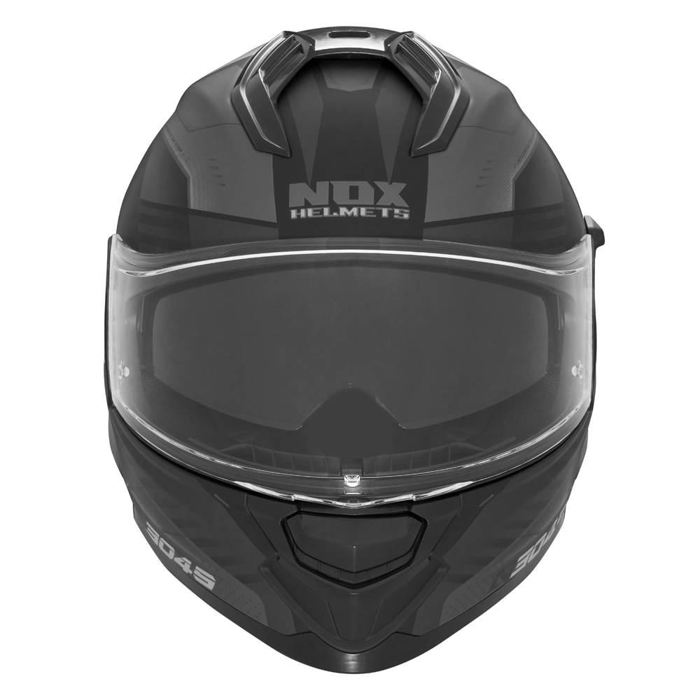 Nox Kask Integralny Full Face Z Blendą N304S Carver Kolor Czarny/Tytanowy M - zdjęcie 2