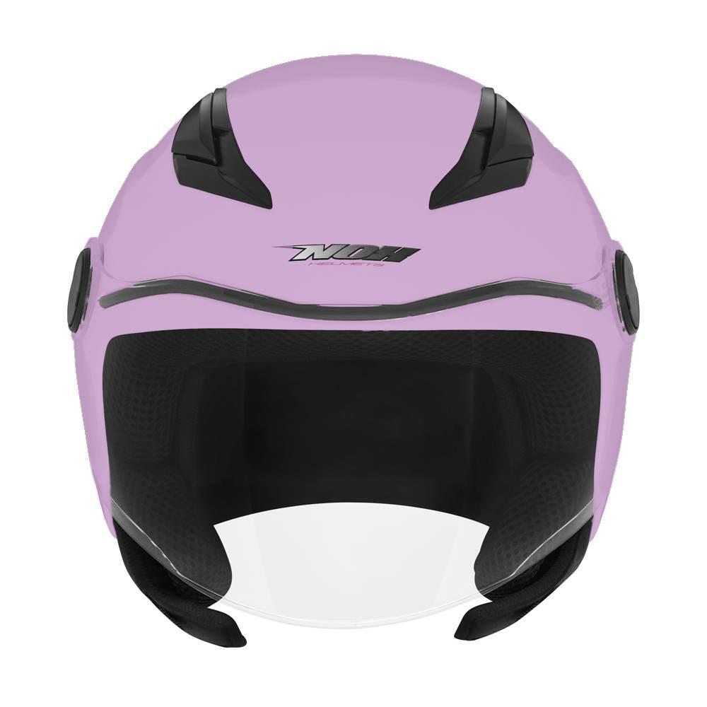 Nox Kask Otwarty Jet N710 Kid Junior Dziecięcy Kolor Różowy Rozmiar M - zdjęcie 2